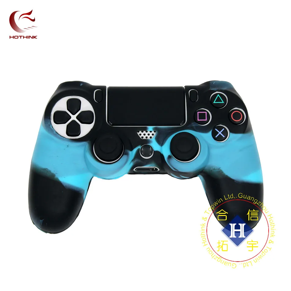 HOTHINK Камуфляжный защитный силиконовый чехол скин обложка для Playstation 4 тонкий