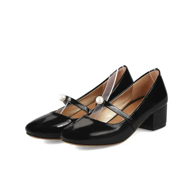 

Plus Sale New fashion Big & Small 32-48 Size Spring Autumn Shallow Pumps Women Shoes Round Toe party wedding shoes woman 02255