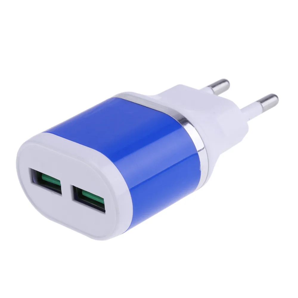 Штепсельная Вилка европейского стандарта мини Портативный Dual USB Порты и разъёмы Зарядное устройство гнездо DC 5V 2.1A AC 220V Путешествия usb-хаб Мощность гнездо Зарядное устройство для смартфона MP3 Лидер продаж