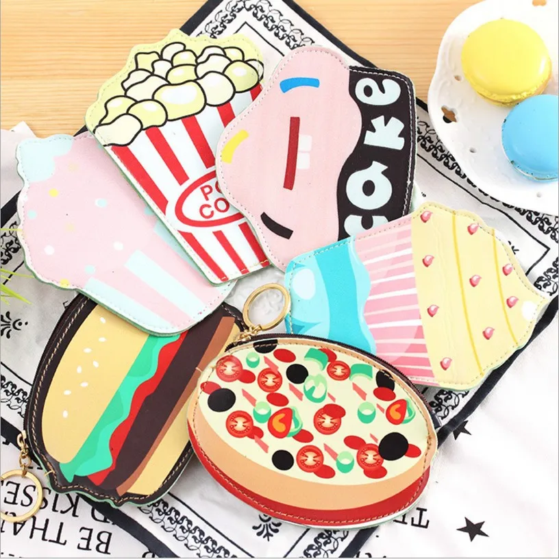 Креативный мультяшный Модный милый гамбургер мороженое пирожное попкорн