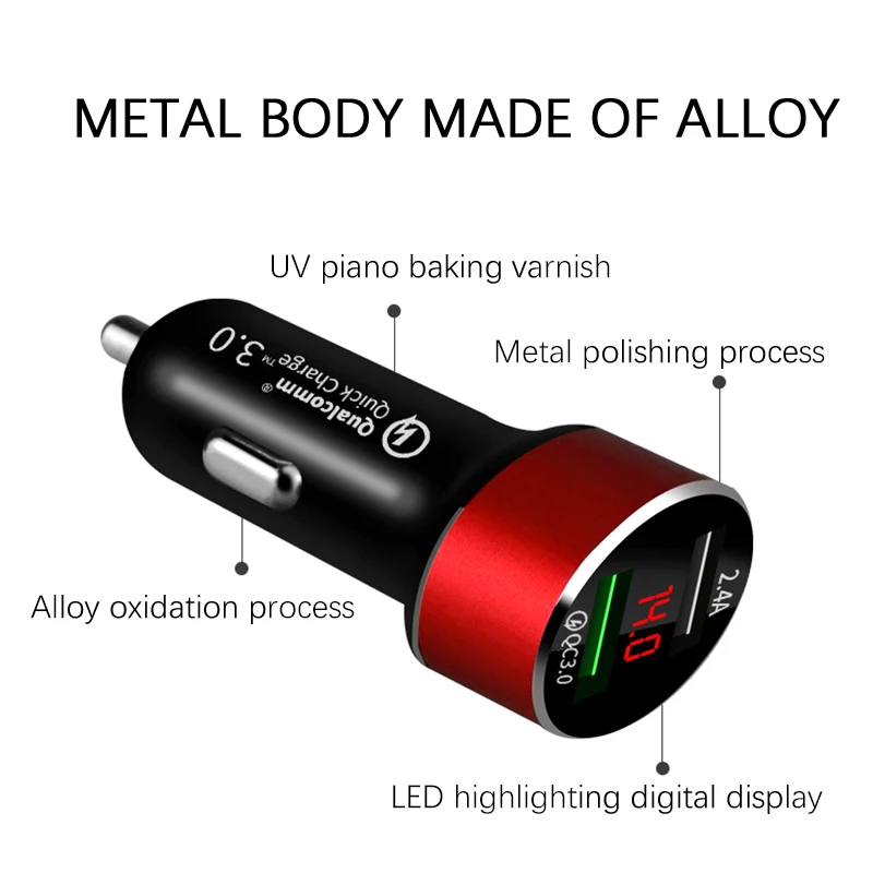 200 шт. автомобильное зарядное устройство с двумя USB-портами | Электроника