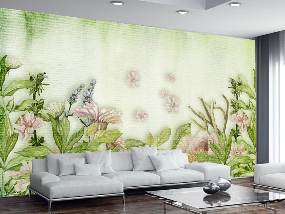 Пользовательские 3d настенные фрески обои для гостиной комнаты домашний Декор