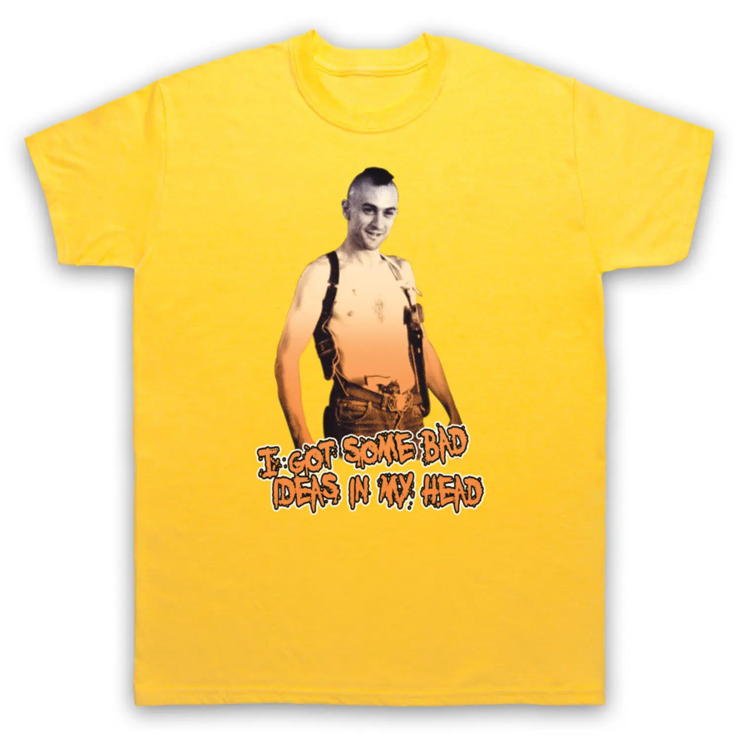 BAD IDEAS TAXI DRIVER UNOFFICIAL DE NIRO TRAVIS BICKLE T-SHIRT ADULTS &amp KIDS SIZ Cool Casual pride t shirt men | Мужская одежда