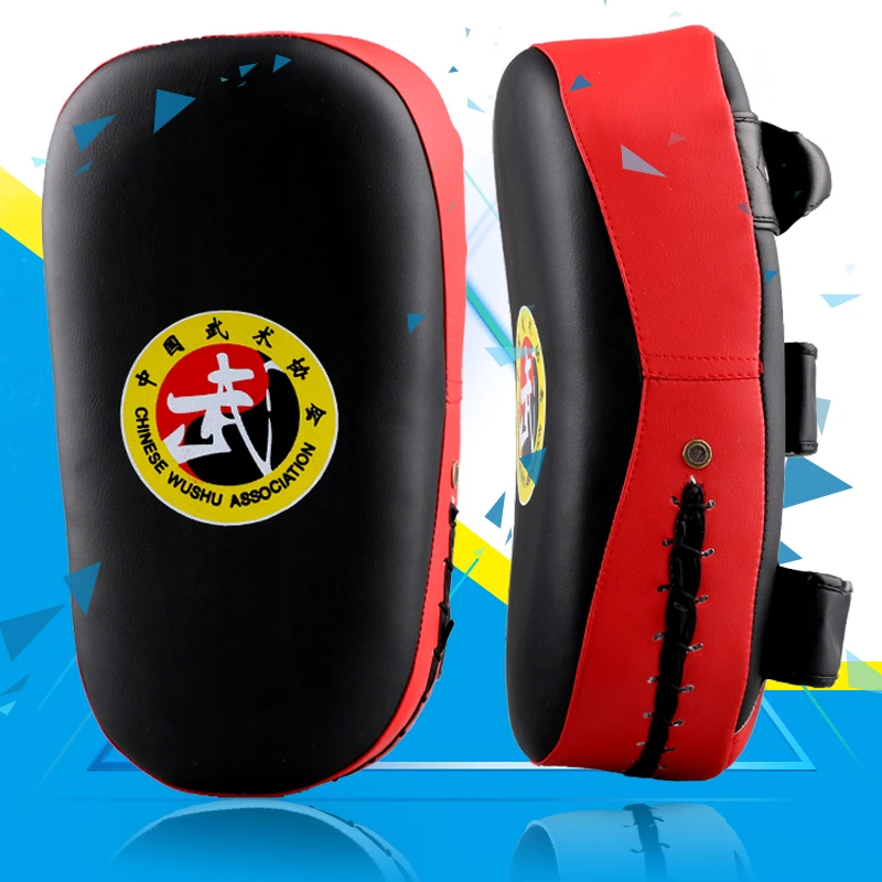 

MMA Muay Thai TKD punching curve pads PU leather Sanda Taekwondo Kickboxing Boxing Hand Foot Square arc Target