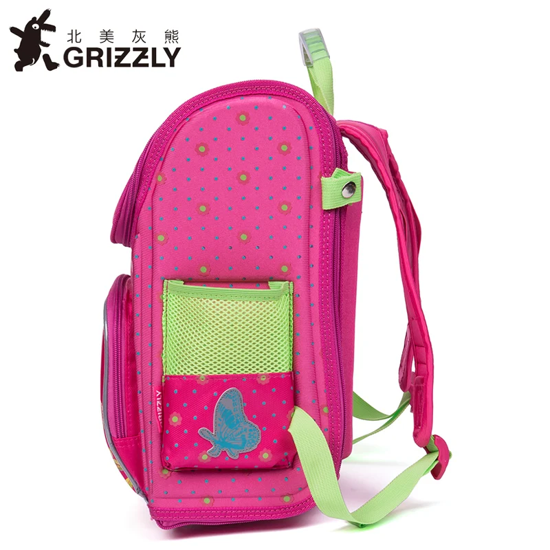 Гризли Кот Школьные ранцы Дети Ортопедические школьные Рюкзаки для детей