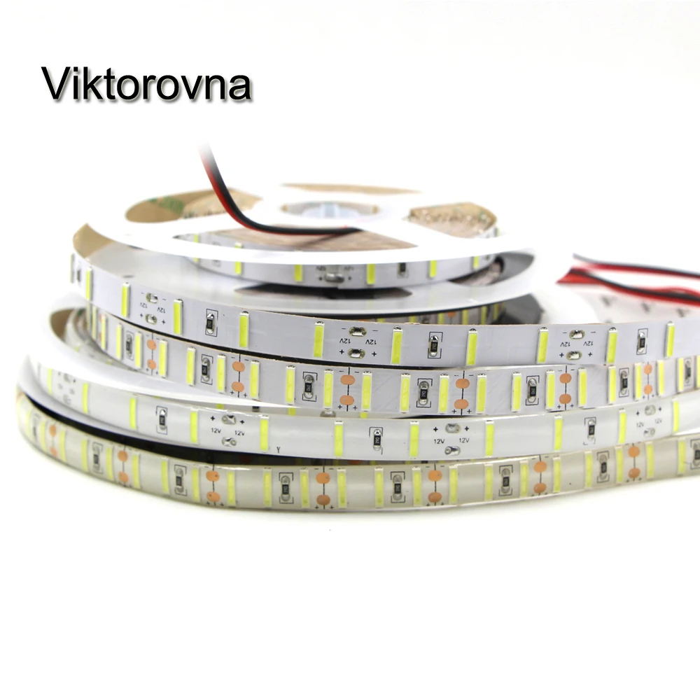Белый свет Газа SMD 8520 12 В 5 м 300 Светодиоды Яркий чем 5050 5630 LED Rope бар света Гибкие