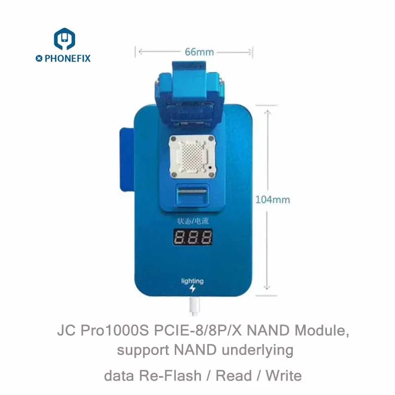 8 8P X PCIE Test JC Pro1000S NAND программер HDD чтения и записи набор инструментов для ремонта iPhone 4, 5, 6, 7, 8, X запасные части для iPad 2/3/4 5 6 iPad Air 12 мини 1234 - Цвет: 8 8P X PCIE Test