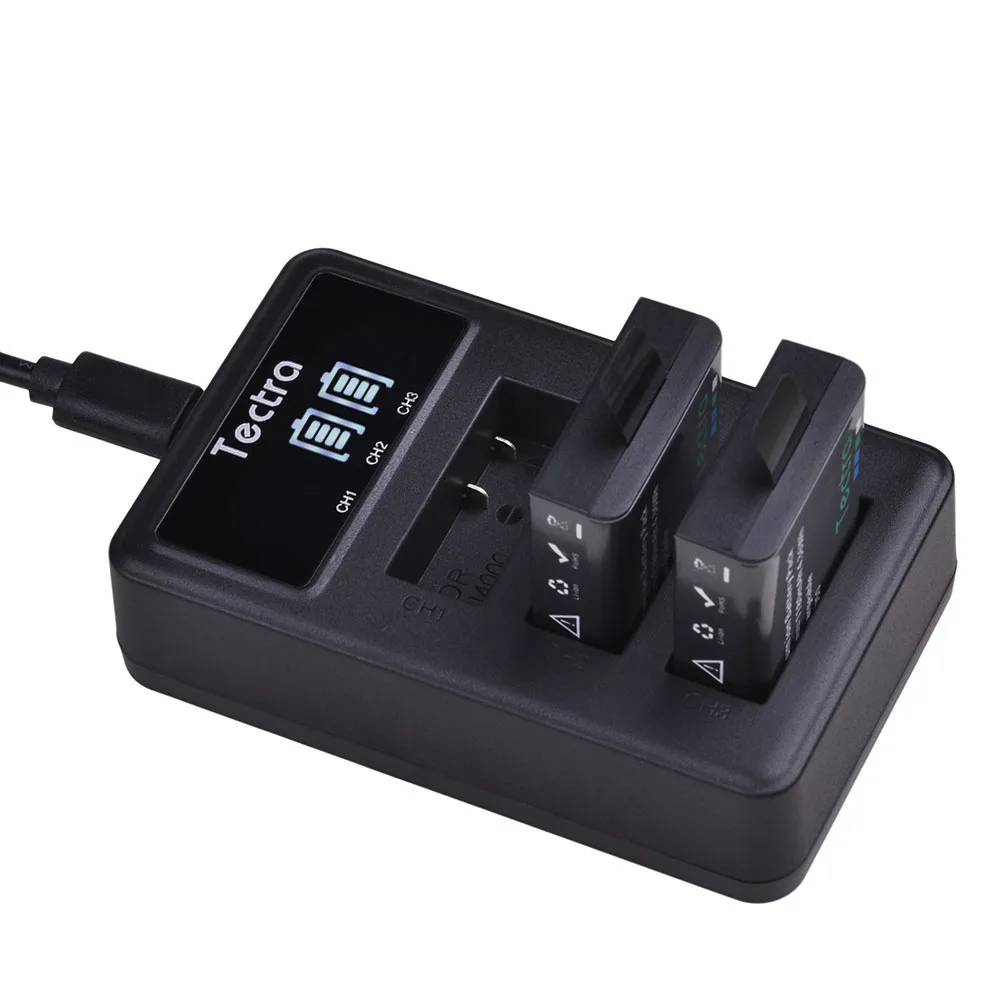3 шт. Аккумулятор для камеры PG1050 + LED слота USB зарядное устройство спортивной экшн