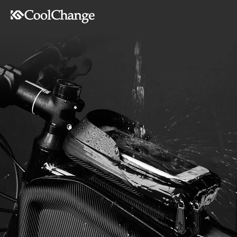 Велосипедная сумка CoolChange рама передняя головка верхняя трубка