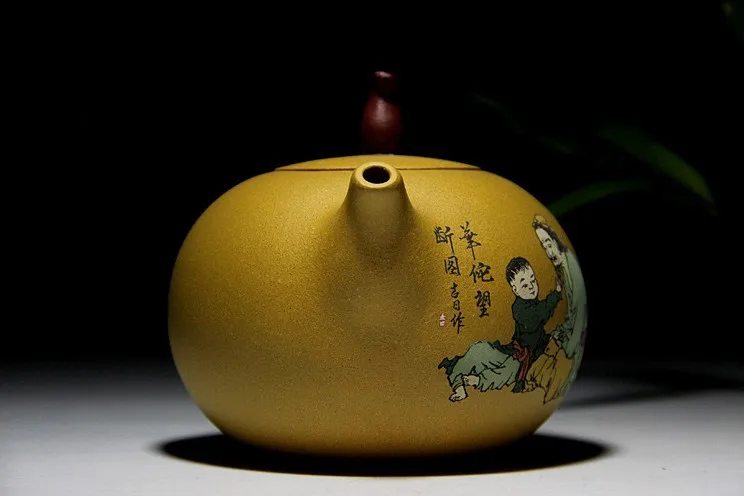Настоящий исинский чайник у Олега ручная работа художник DUAN YUN QIN творчество