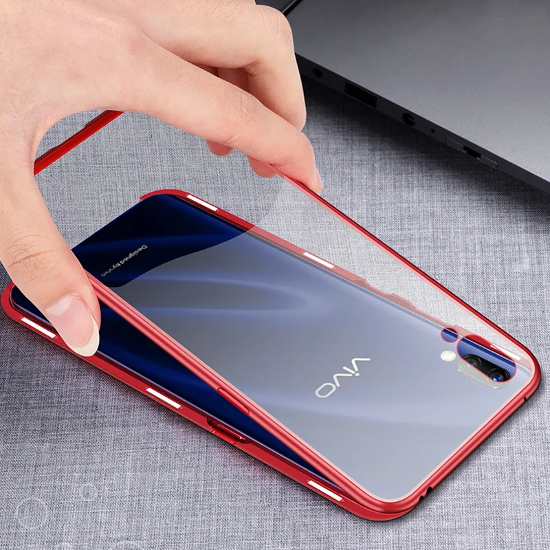 Магнитный флип-чехол для samsung A50 чехол Galaxy A70 A30 A10 A20 A60 S10E S9 S8 A8 A7 M30 Примечание 10 плюс двухсторонняя Стекло чехол