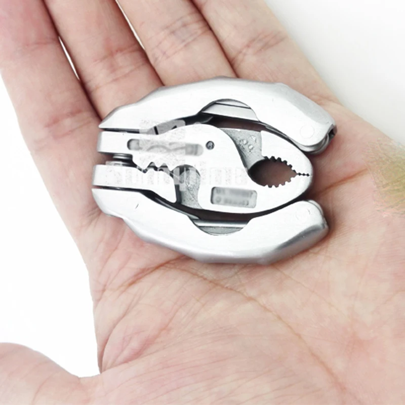 EDC портативный складной плоскогубцы отвертка открытый маленький мини