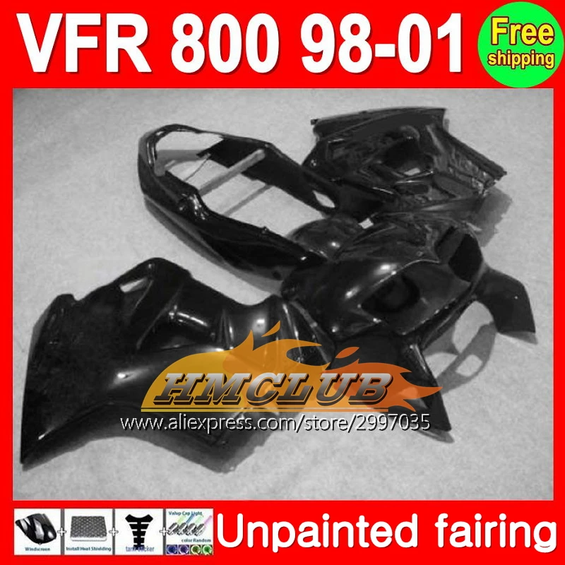 

Body Unpainted Full Fairing Kit For HONDA VFR800 interceptor 98-01 VFR 800 VFR-800 98 99 00 01 1998 1999 2000 2001 Fairing