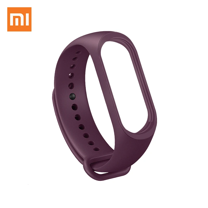 Wine-red Xiaomi mi-браслет, 3 цвета, Силиконовый ТПУ ремешок на запястье, сменный Браслет для Xiaomi mi Band 3 band 4 NFC, умные браслеты - Цвет: Wine-red