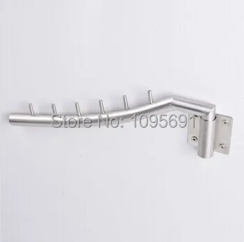 Бесплатная доставка регулируемая 304 нержавеющая сталь вешалка для одежды