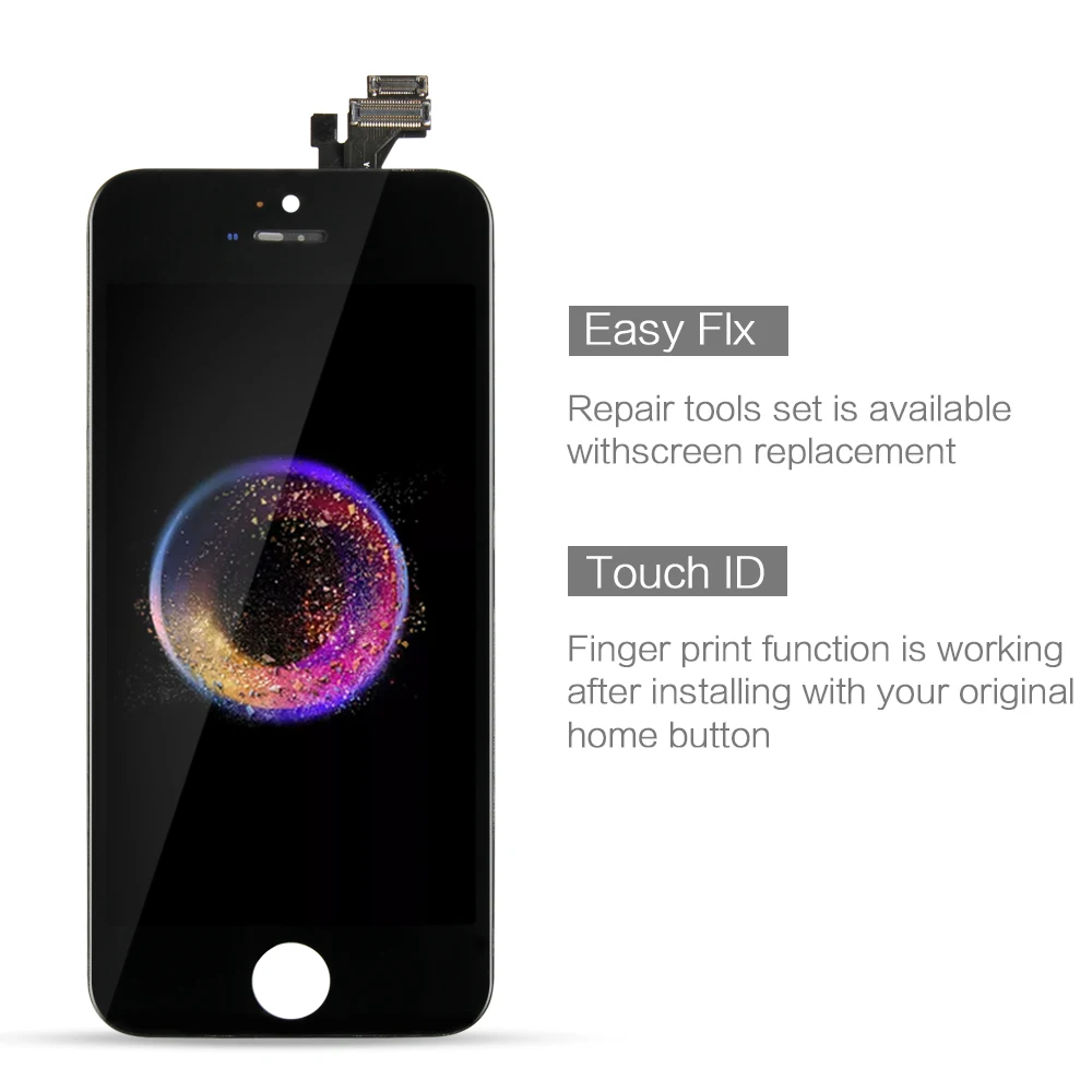 Качество AAA для iPhone 5S 5 5C SE ЖК-экран 6 дисплей дигитайзер сенсорный экран с