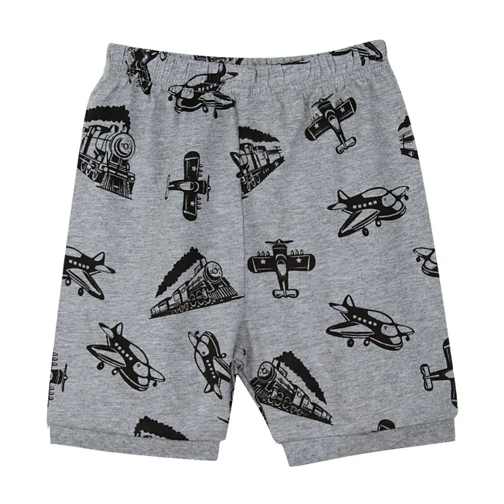 Детский пижамный комплект для мальчиков Хлопковая пижама с рисунком поездов 2 шт.