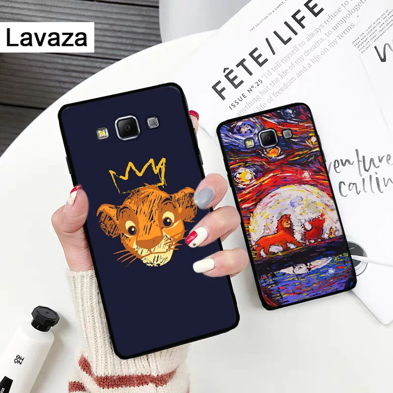 Мультяшный фильм лев Король силиконовый чехол для Samsung A2 Core A3 A5 A6 Plus A7 A8 A9 A10 A30 A50 A60