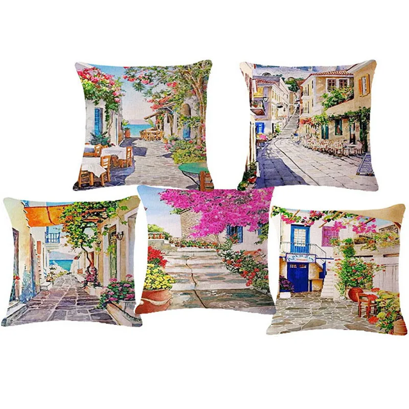 Лидер продаж 17 &quotДомашняя льняная декоративная подушка для дивана без