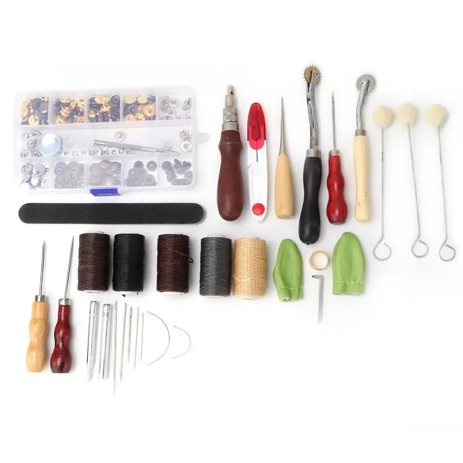 Наборы инструментов для кожевенного ремесла кожаные инструменты рукоделия