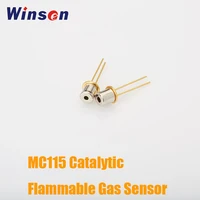 10pcs winsen mc115 catalytic flammable gas sensor used in combustible gas leakage alarm system combustible gas detector
