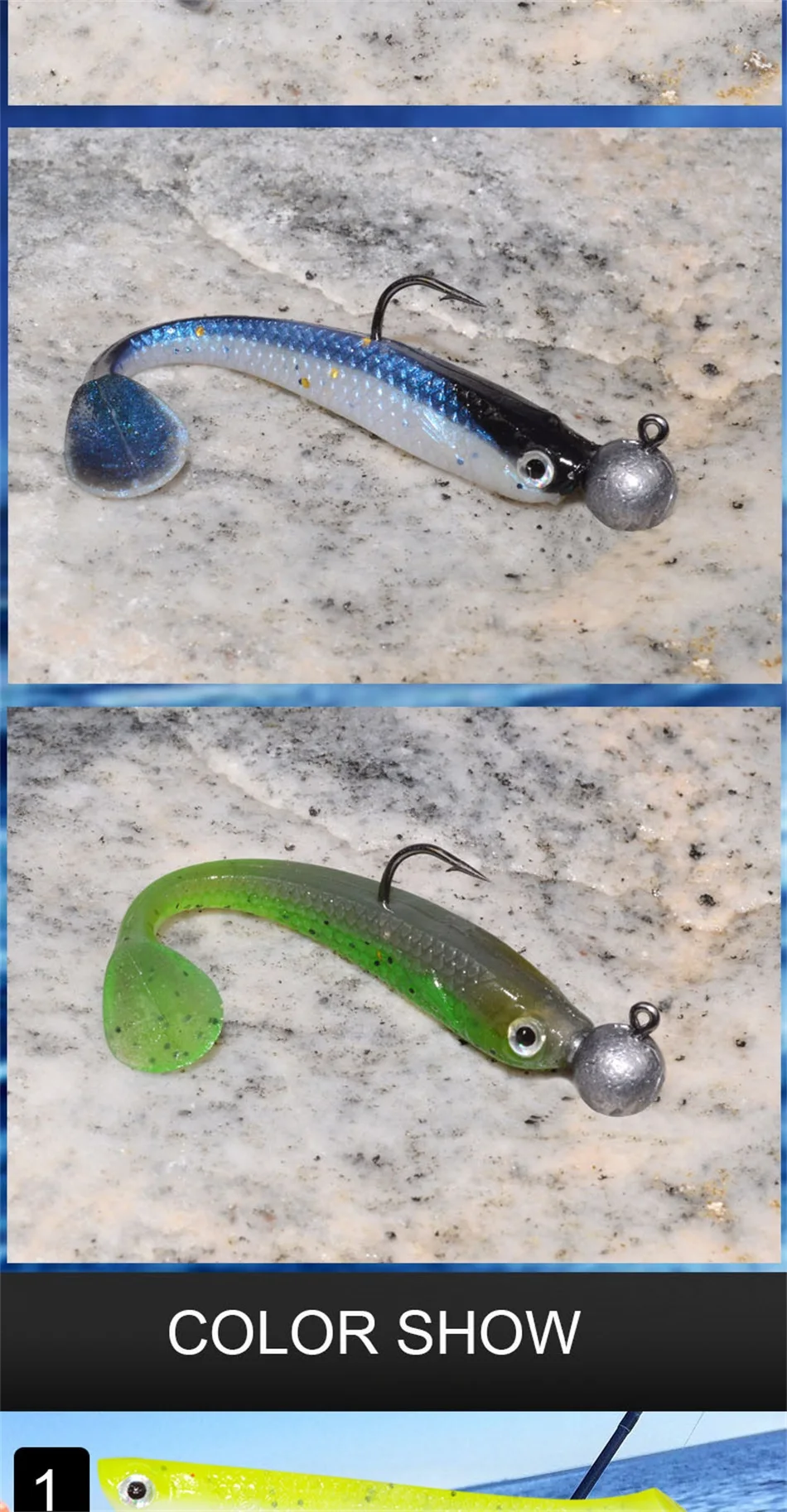 Afishlure 10 шт./лот мягкий прикорм рыболовства бас Lure75mm/2,8 г T хвост Форма Grub Шад Swimbait искусственные приманки