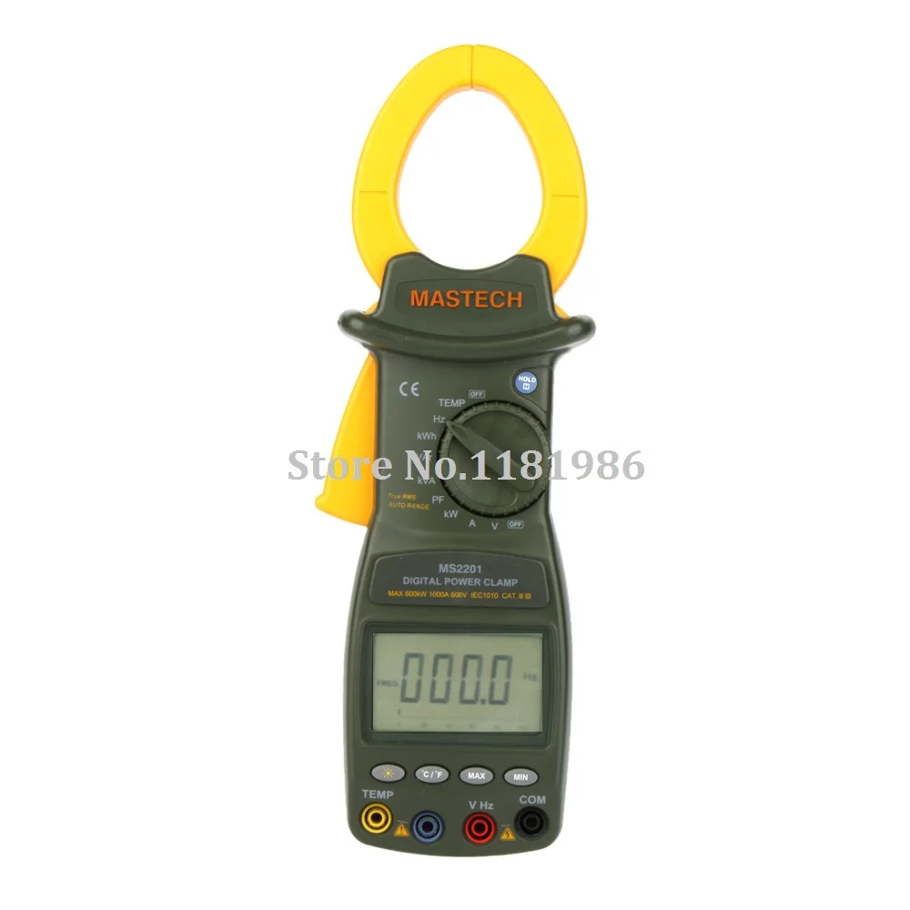 Цифровой измеритель мощности MASTECH MS2201 вольтметр зажим с автоматическим выбором