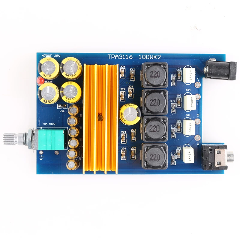 

HIFI College HC329B TPA3116D2 *2 Class D power amplifier with two 100W *2 digital HIFI audio amplifiers board