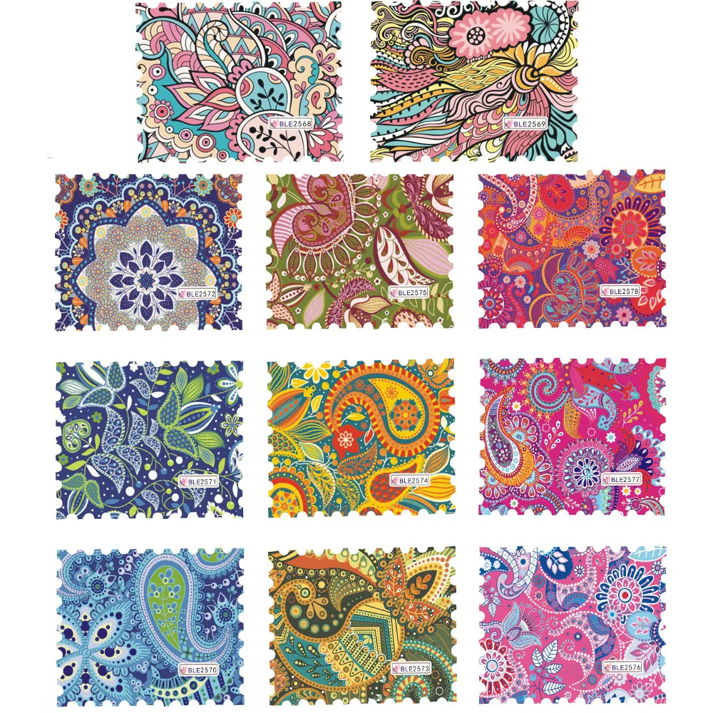 1 комплект 11 карманный внешний аккумулятор наклейки для ногтей фантазия