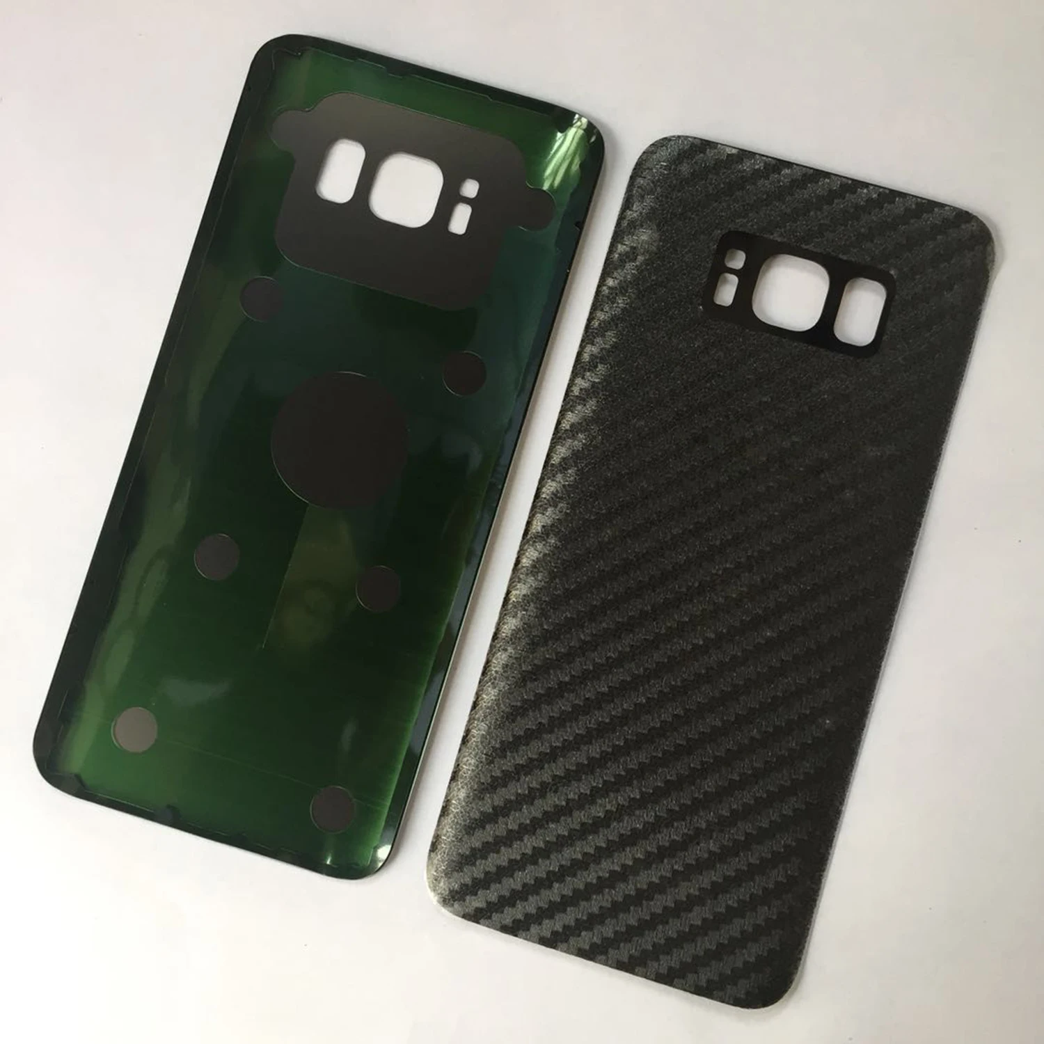 

Стеклянный чехол для Samsung Galaxy s8 G950 S8 + S8 Plus G955 G955F задняя крышка батарейного отсека задняя панель + клей + защитная пленка