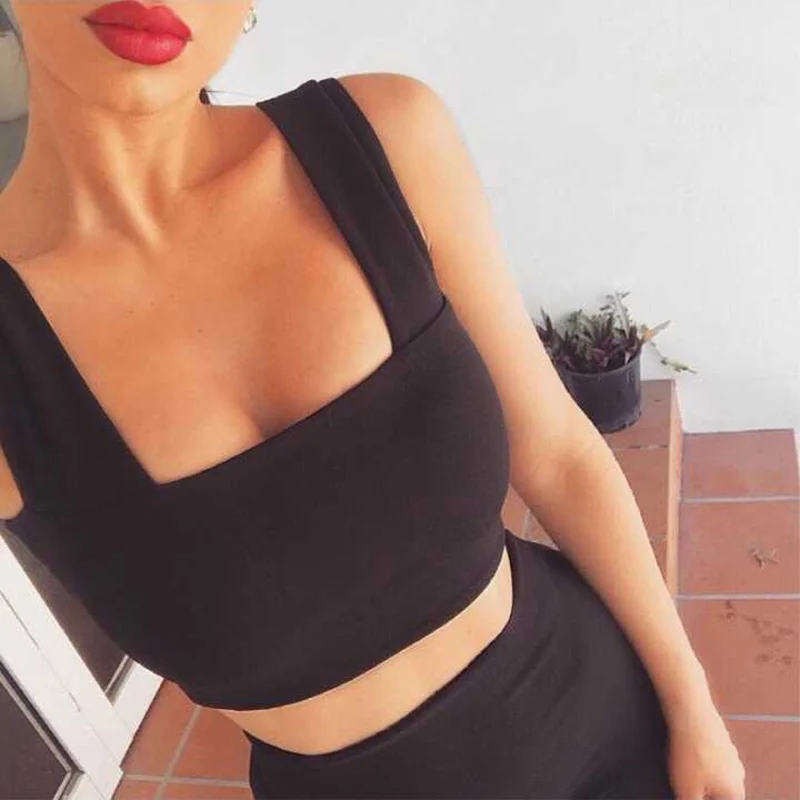INDRESSME сексуальный женский бандажный комплект из 2 предметов короткий Топ без