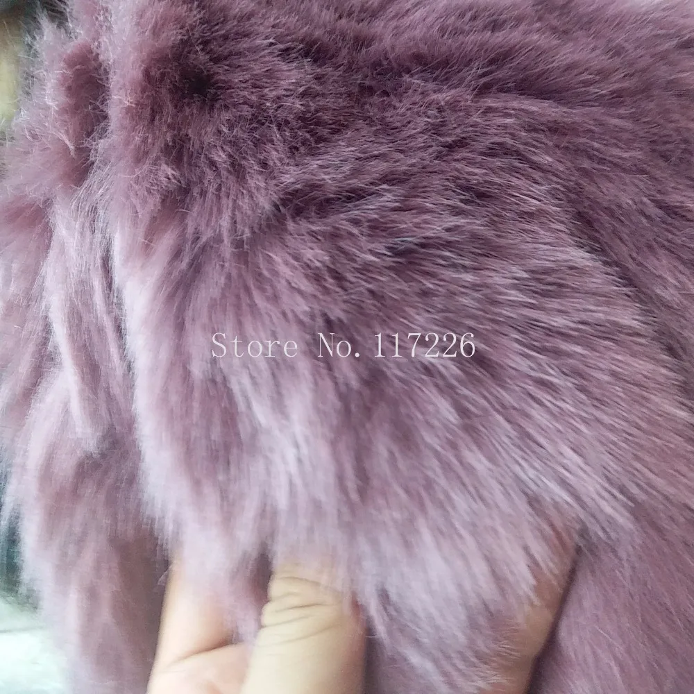 Heavyweight 5 yards long faux fox fur fabric for coat DIY Accessories top dyed melange fluffy JRB-65894 | Дом и сад