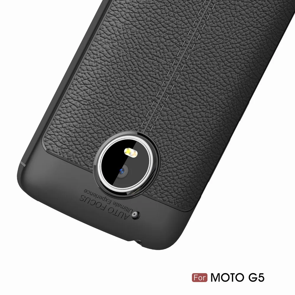 Luxury Brand Silicone Carbon Fiber Cover for Motorola G5 Case Leather Coque Fundas TPU Shockproof Armor |