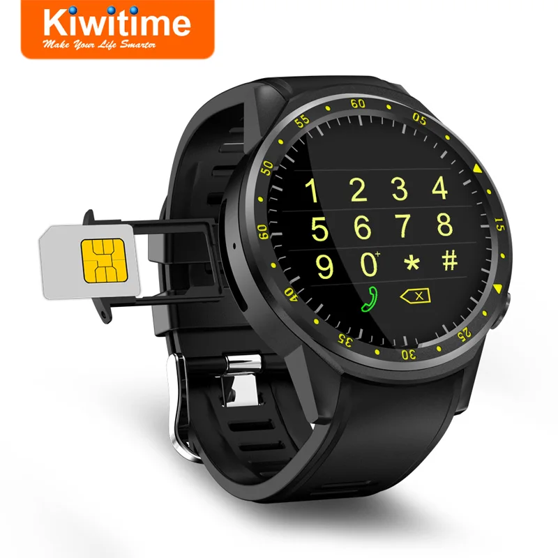 Смарт-часы KIWITIME KF01 мужские GPS с компасом камерой SIM-картой Пульсометром |