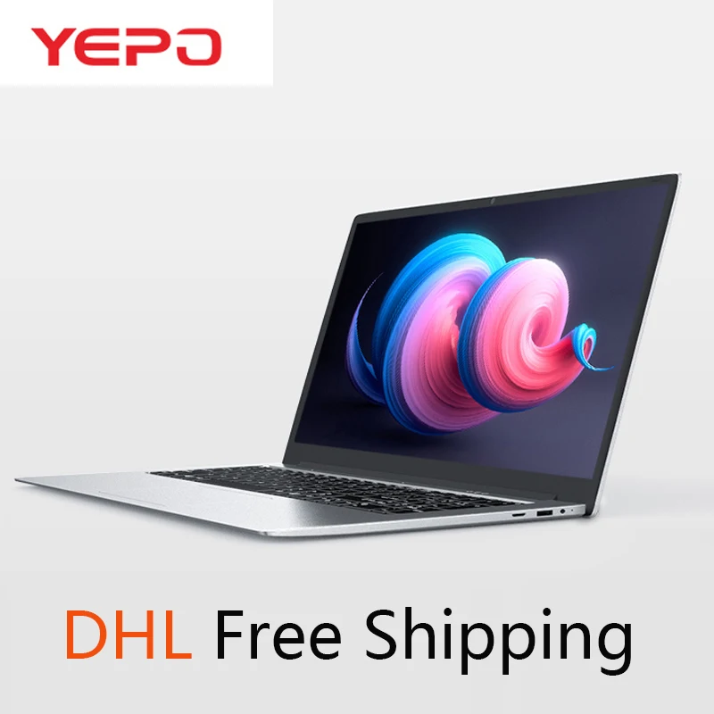 

YEPO Laptop 15.6 inch 6GB RAM 64GB eMMC 1TB HDD 256GB SSD Quad Core Ultra-thin Notebook Computer With LED FHD Display Ultrabook