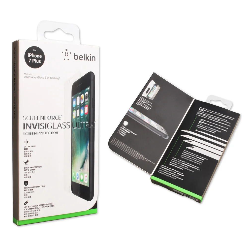 Belkin оригинальный Экран силы Invisi Стекло ультра протектор для iPhone 8/7 плюс 5 &quotс