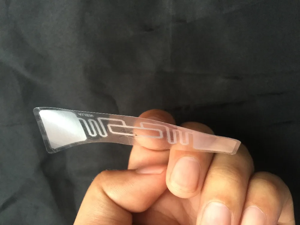 Наклейки alien 9662 UHF RFID с влажной инкрустацией не могут печатать 860 960 МГц 72*19 мм ISO 18000