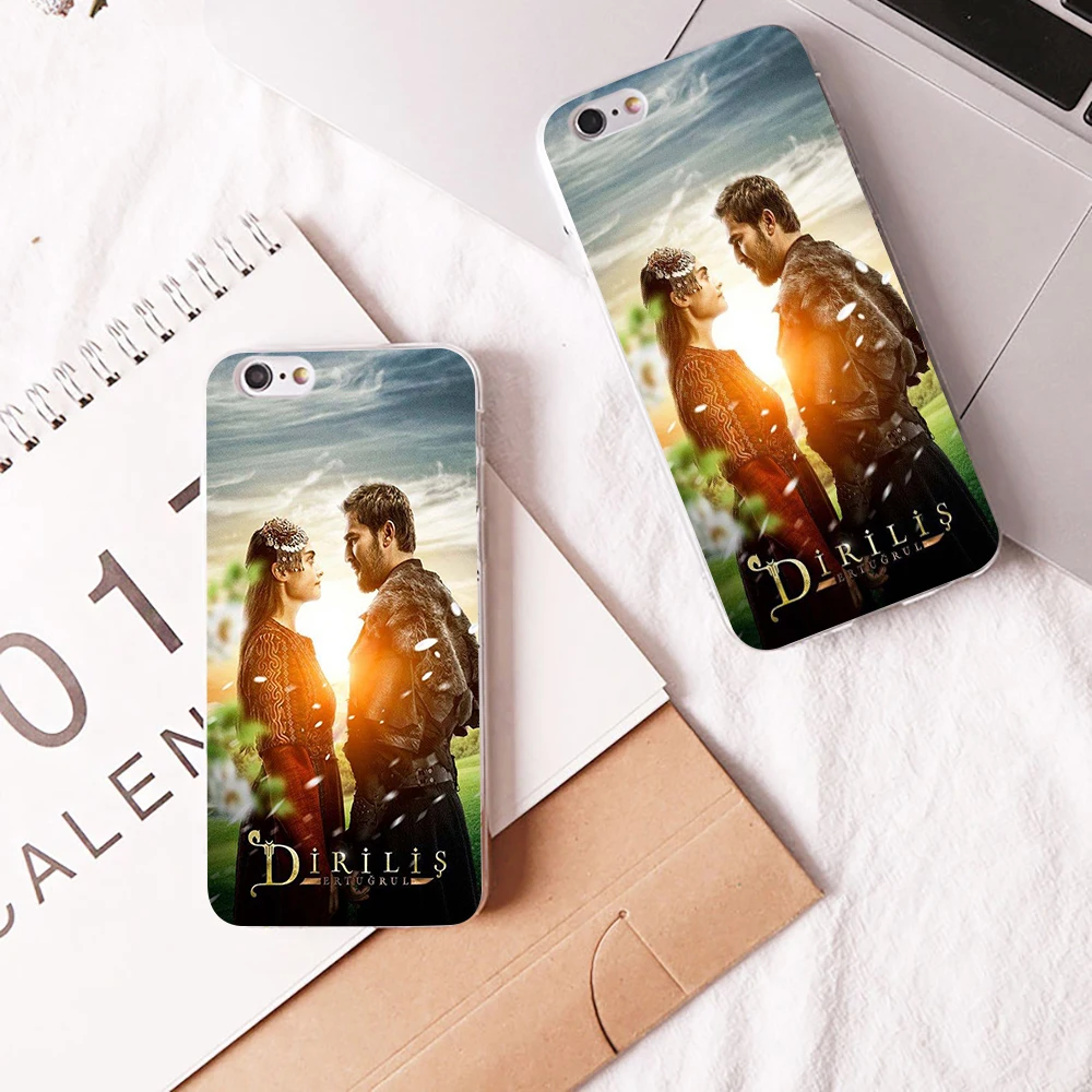 Жесткий и прозрачный чехол для телевизора Dirilis Ertugrul для iphone 8 7 6 6s plus X XR XS XMAX 5 5C 4 coque shell - Цвет: 6292