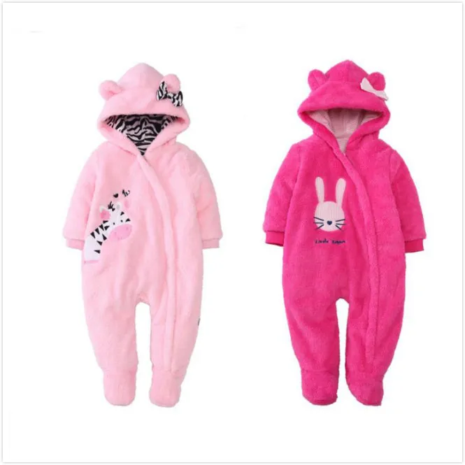 

Baby girl cartoon lovely one-piece padded jacket