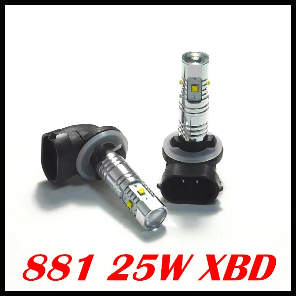

10 pieces / lot 881 880 led h1 h3 h11 25w Cree Chip LED SMD Fog Light