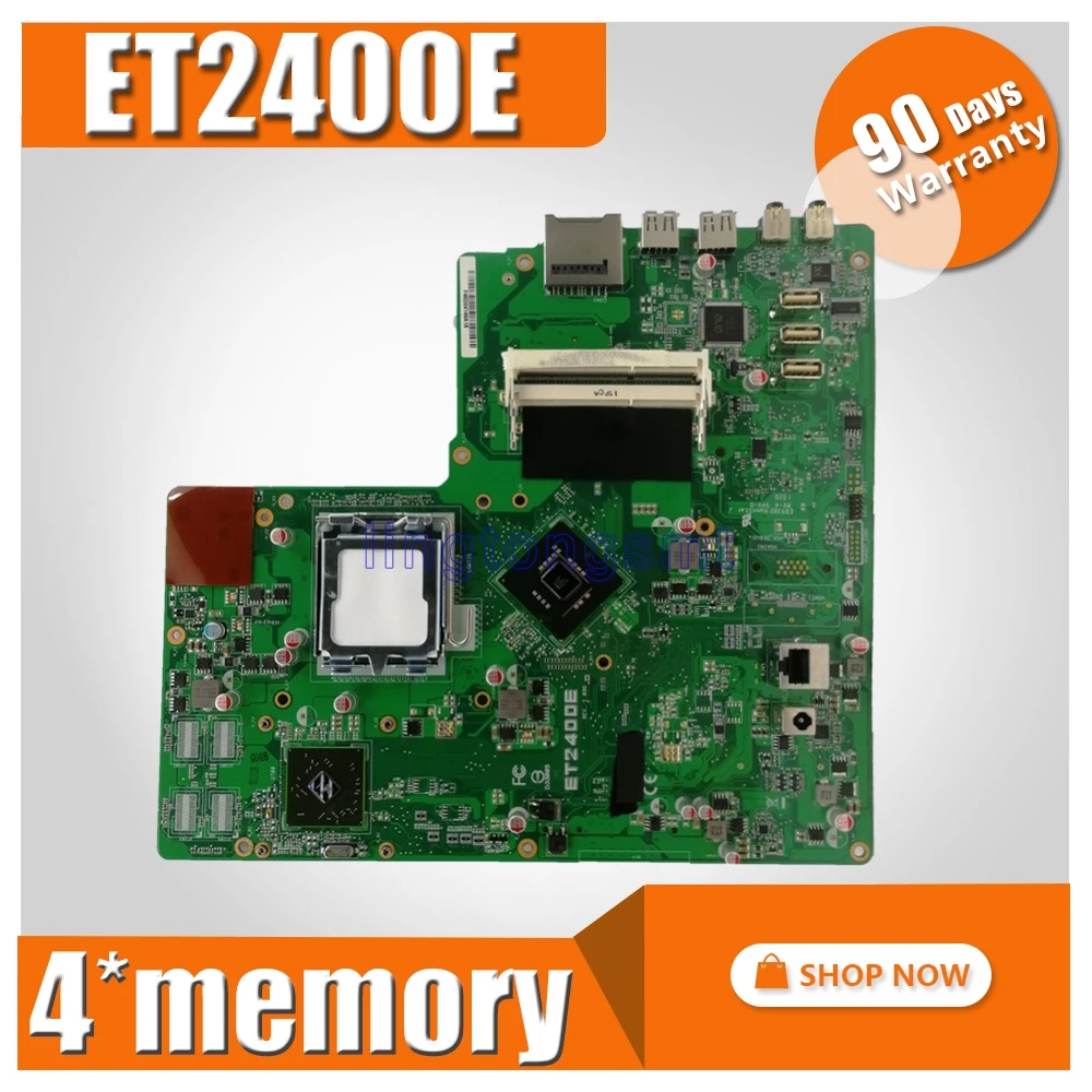 Оригинальная материнская плата все в одном для For Asus ET2400 ET2400E 4 * памяти 100% ТЕСТ ОК