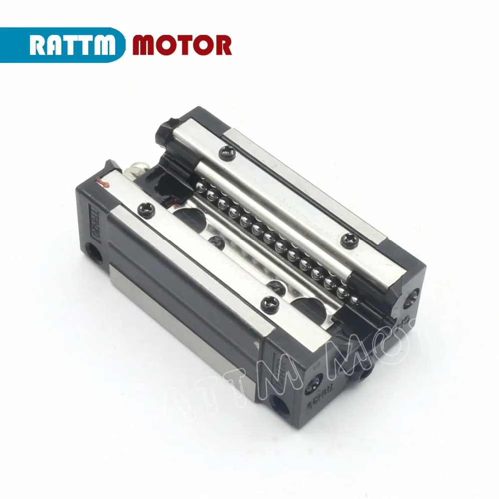 Квадратные линейные направляющие TRH20 L300 / 400/ 500 600 800 1200 мм (20 мм) и тележки TRH20B