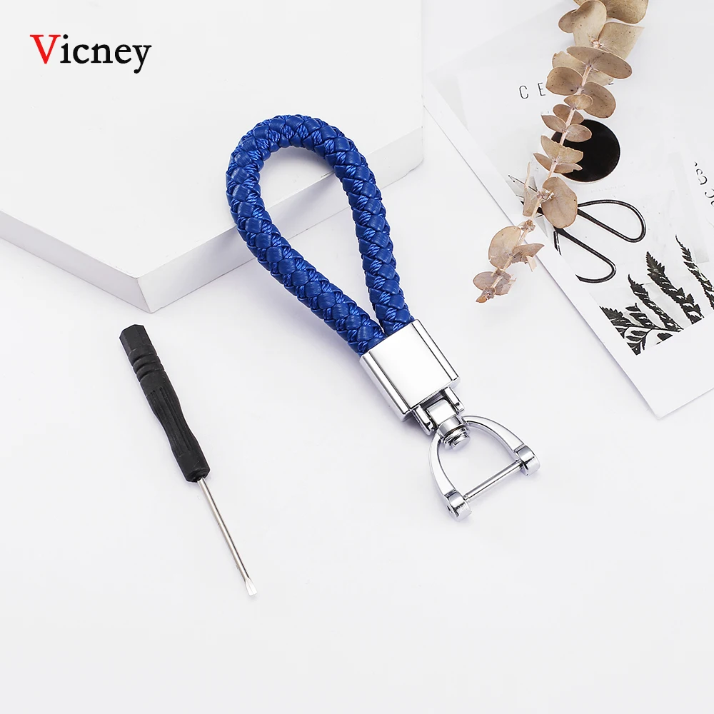 Vicney 33 цвета унисекс плетеная нейлоновая и кожаная веревка ручной работы Waven