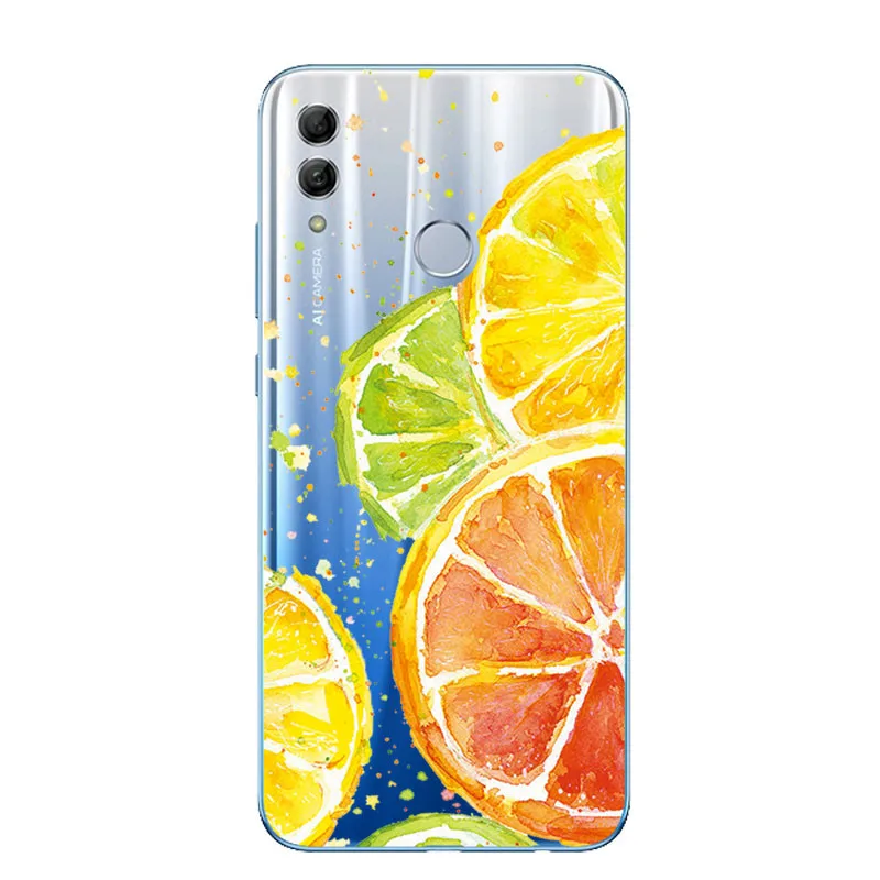 15 Чехол для телефона s для Honor 10 чехол для Honor 10 Lite силиконовый прозрачный Футляр Кот лев тигр чехол с фруктовым принтом для Huawei Honor 10 Lite - Цвет: 15