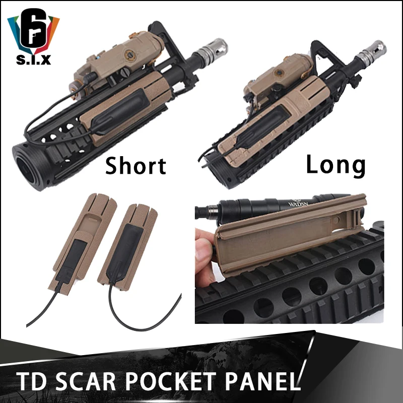 

Tactical Softair PEQ Switch Button TD Scar Pocket Pancel For An/PEQ Flashlight PEQ 16A Accessories Picatinny Rail
