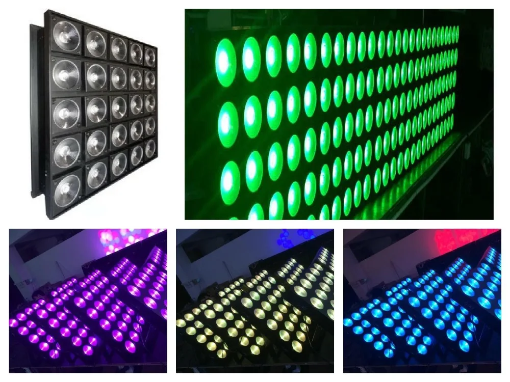1 шт./лот 25x10 Вт RGB 3 в светодиодная матрица освещения сцены фона 5x5 Светодиодная
