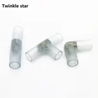 Угловой разъем для круглой светодиодной неоновой гибкой трубки, зажим для крепления кабеля на 360 градусов, светильник шнур