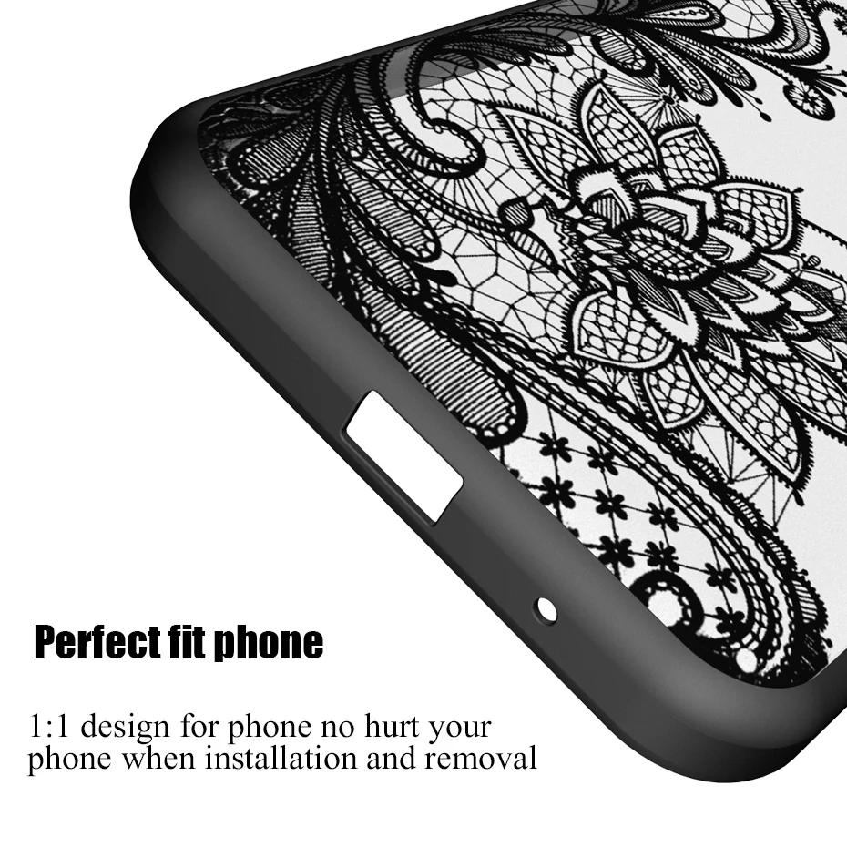 DAGUDON Clear Phone Cases for Samsung galaxy Core 2 G355 Mandala Vintage lace Funda Full Cover Case For G355H Hot |