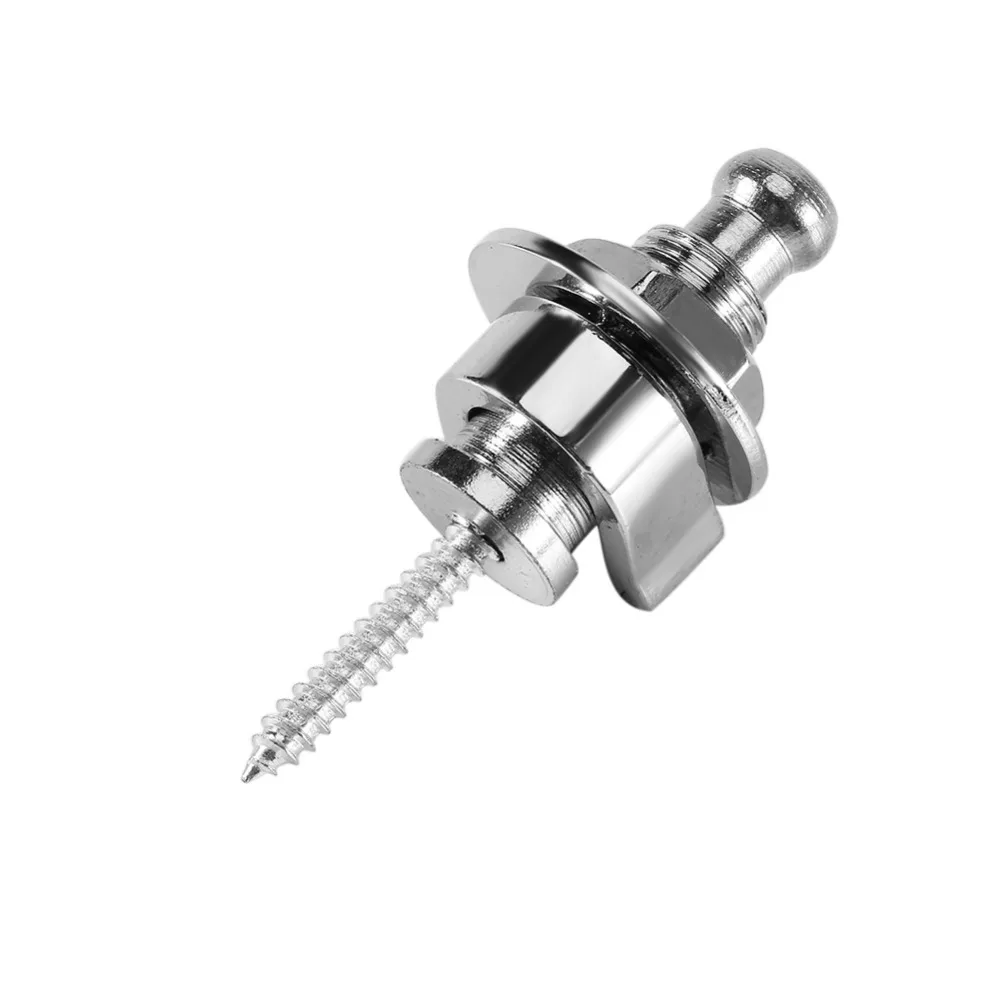 10 шт./пакет металлическая Электрогитара Бас ремень замки противоскользящие