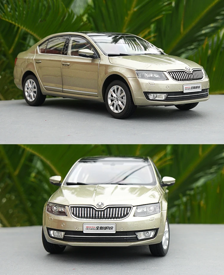 1/18 все новые SKODA OCTAVIA литая под давлением Металлическая Модель автомобиля игрушки для мальчика Подарочная Коллекция с новой коробкой